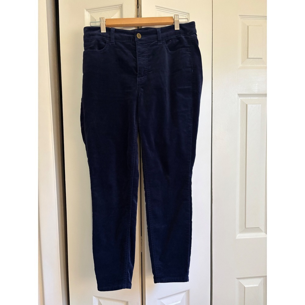 Talbots Flawless Five-Pocket Petite Blue Velvet Jegging – Size 6P - Picture 3 of 5